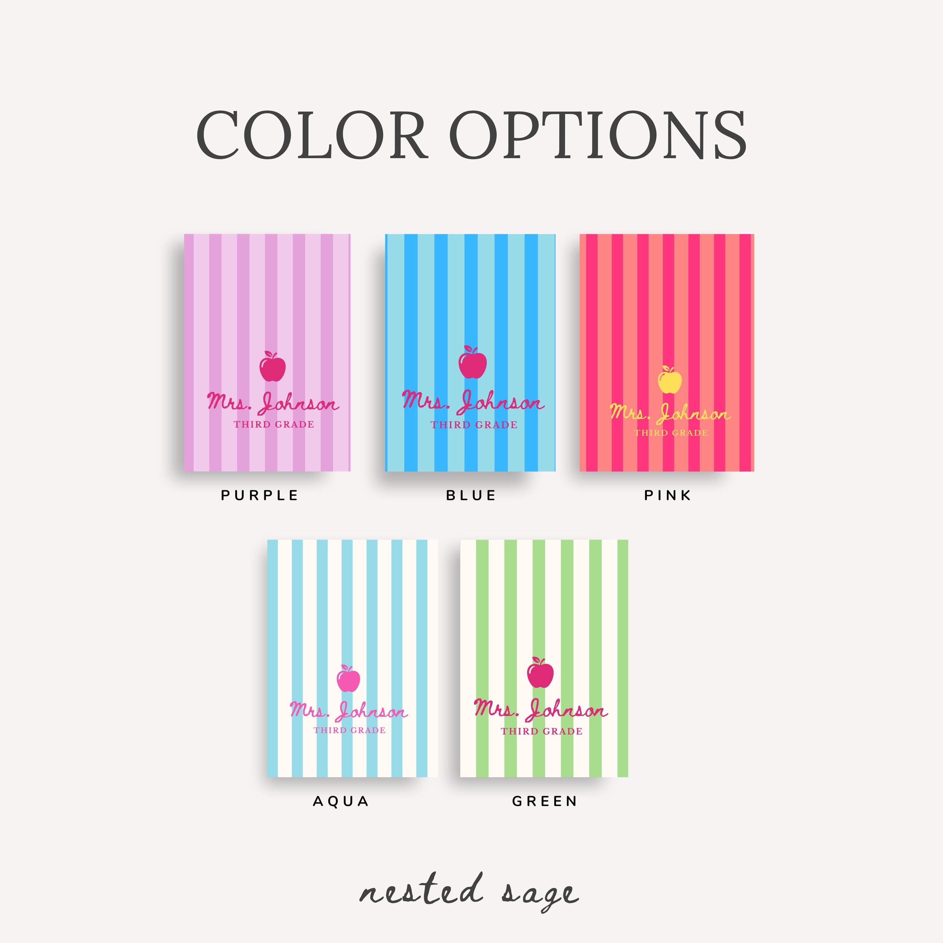 Personalized Name Teacher Journal