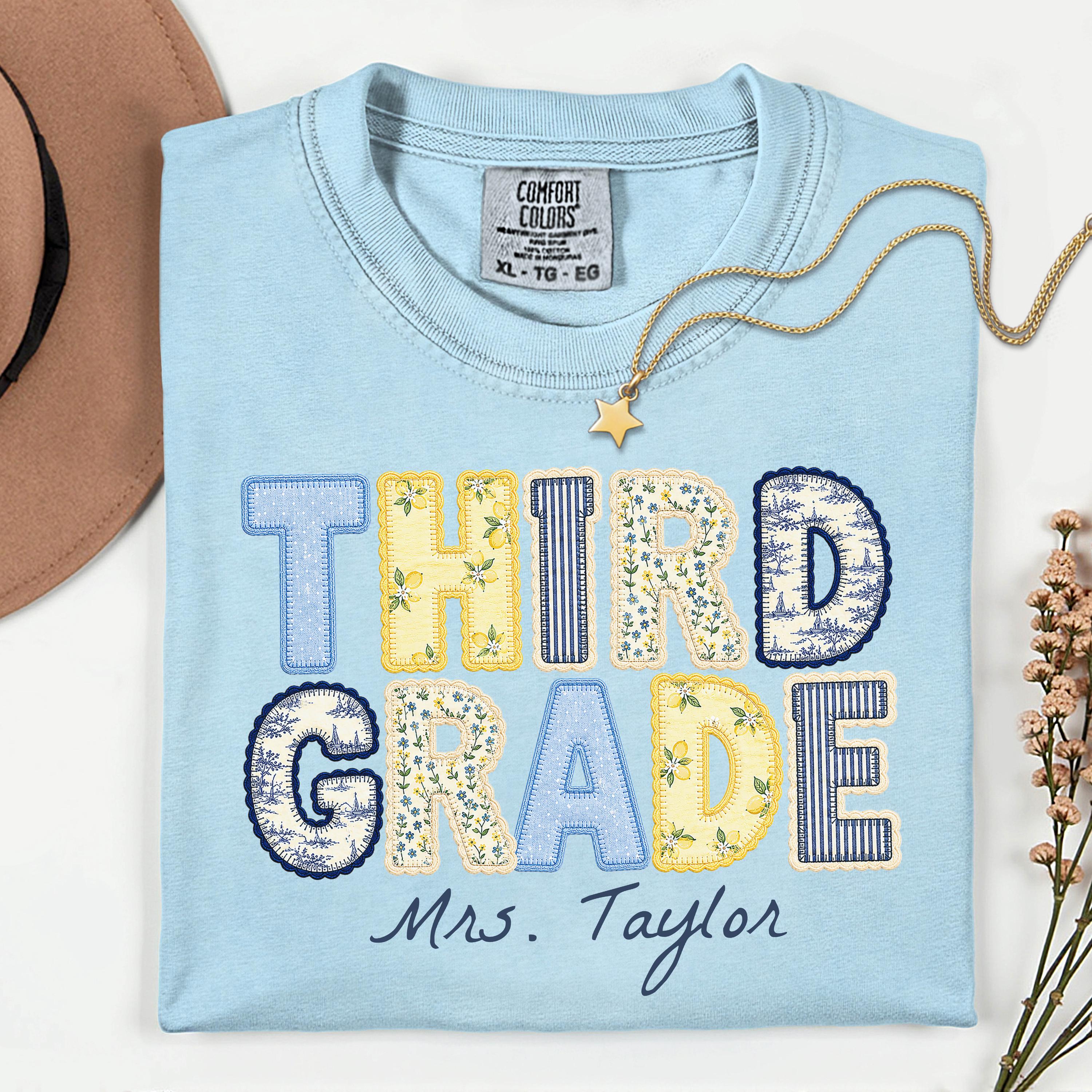 Third Grade Teacher Shirt