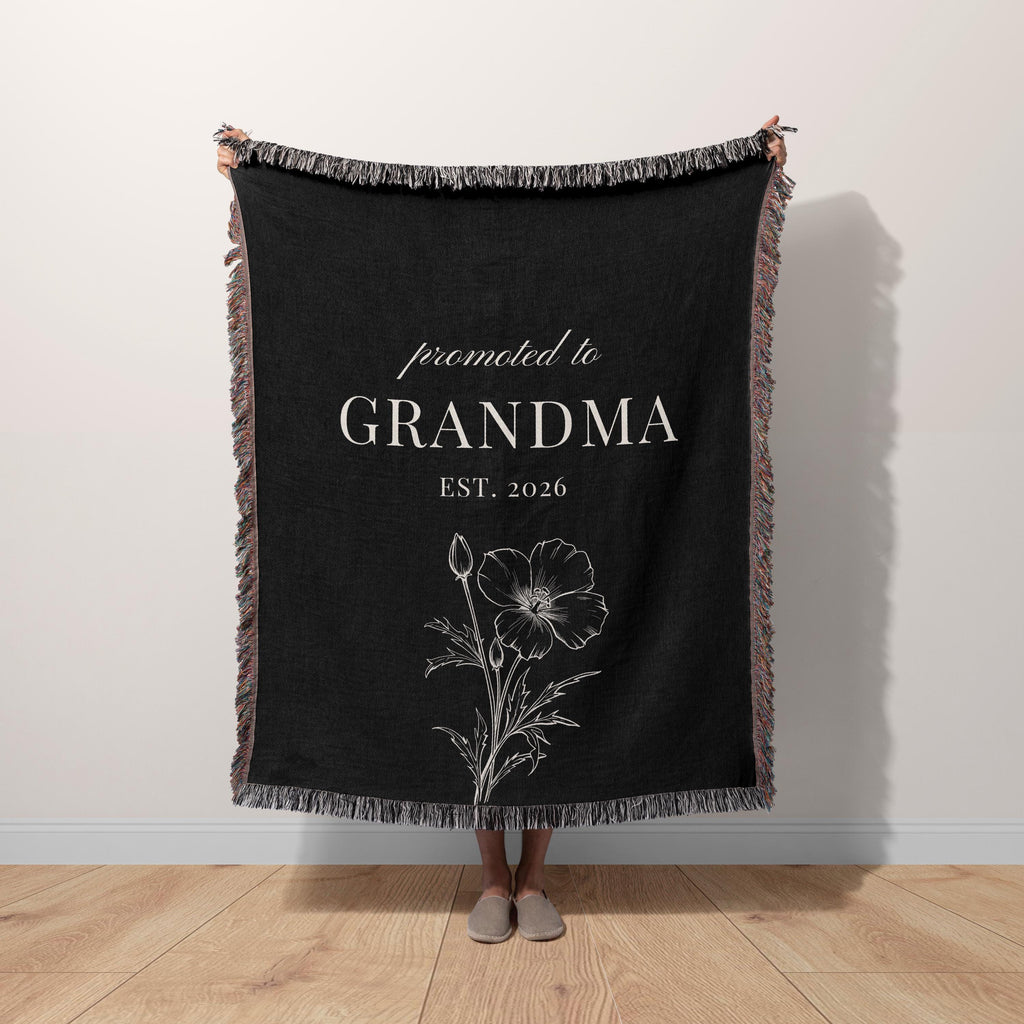 Promoted to Grandma Blanket