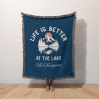 Personalized Lake House Blanket