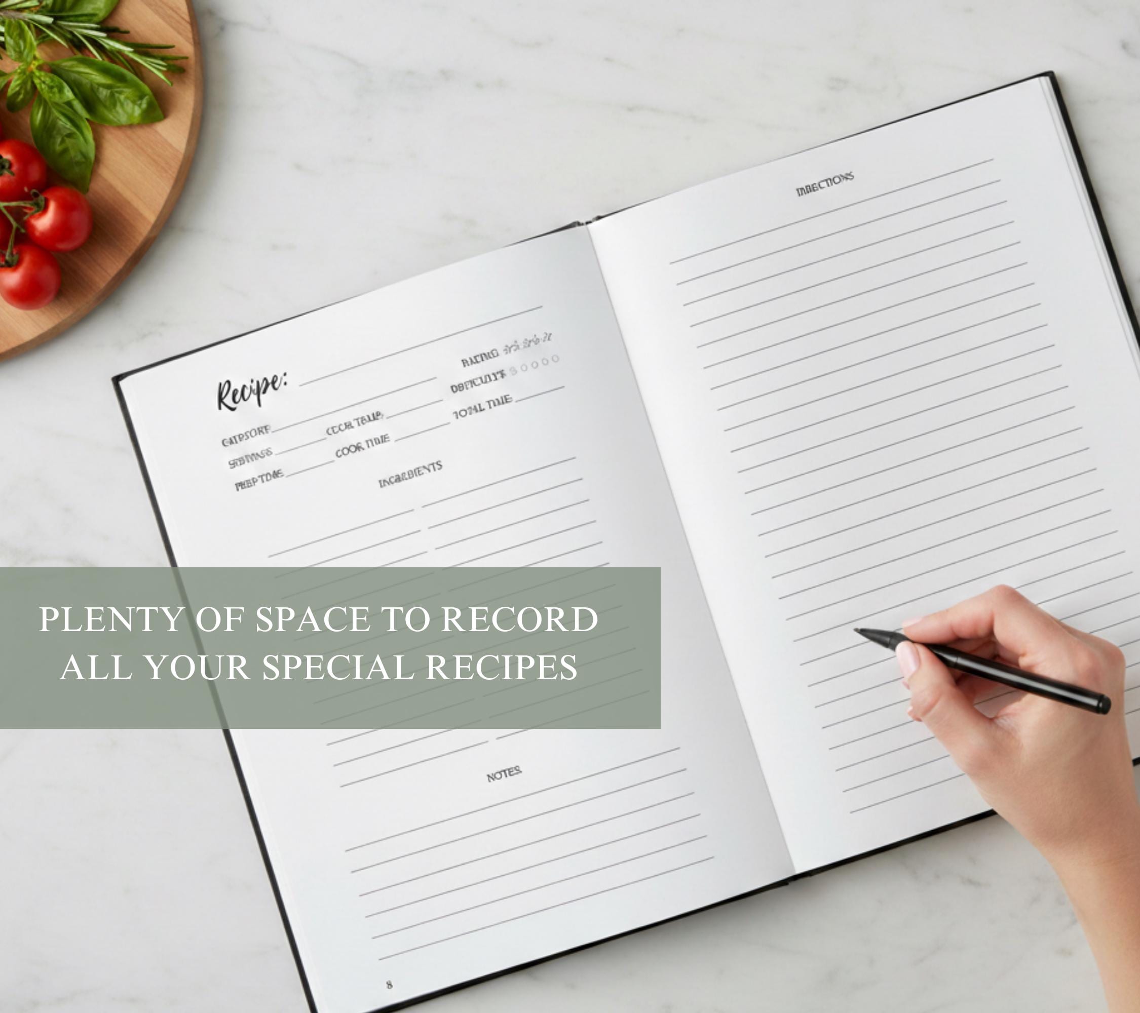Custom Recipe Book