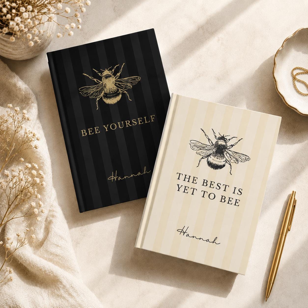 Personalized Bee Journal