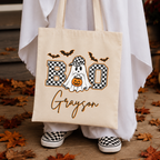 Retro Ghost BOO Trick-Or-Treat Goodie Bag