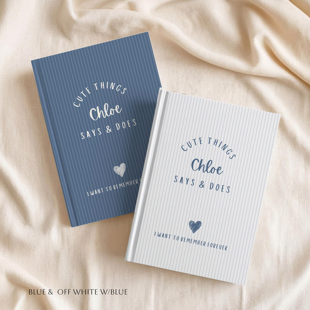 Personalized Things My Kids Say and Do Journal