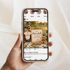 Digital Golf Pregnancy Announcment Template