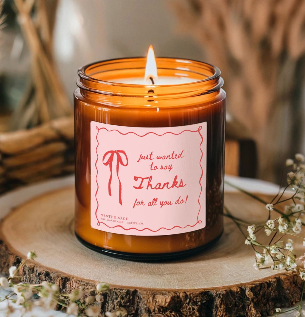 Thank You Candle Gift