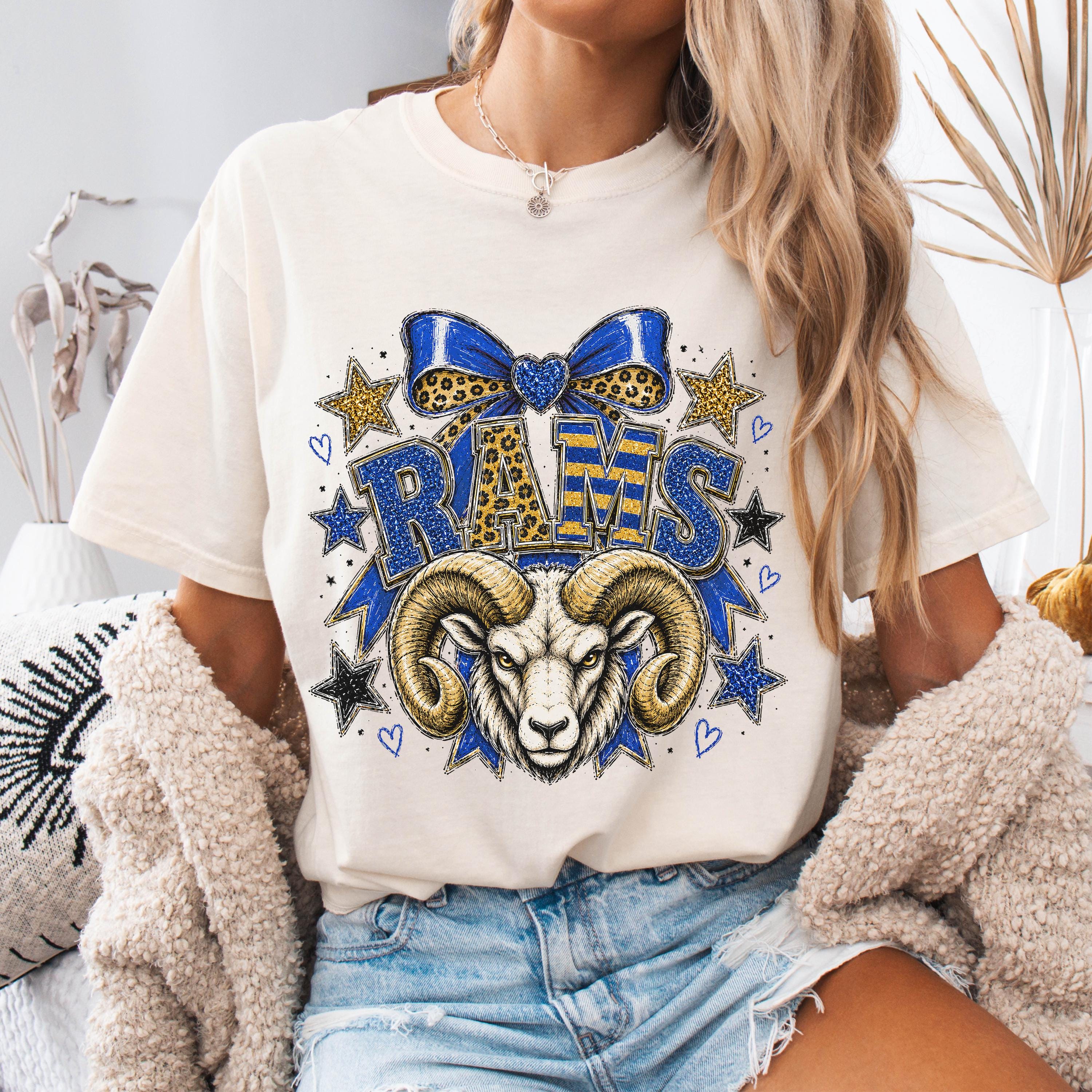 Preppy Rams Mascot Shirt