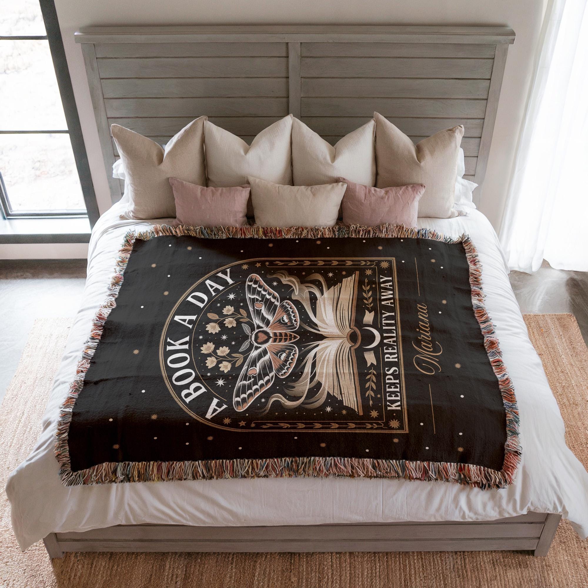 Personalized Book Lover Blanket