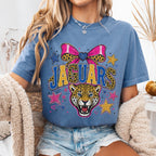 Coquette Glitter Jaguars Mascot Shirt