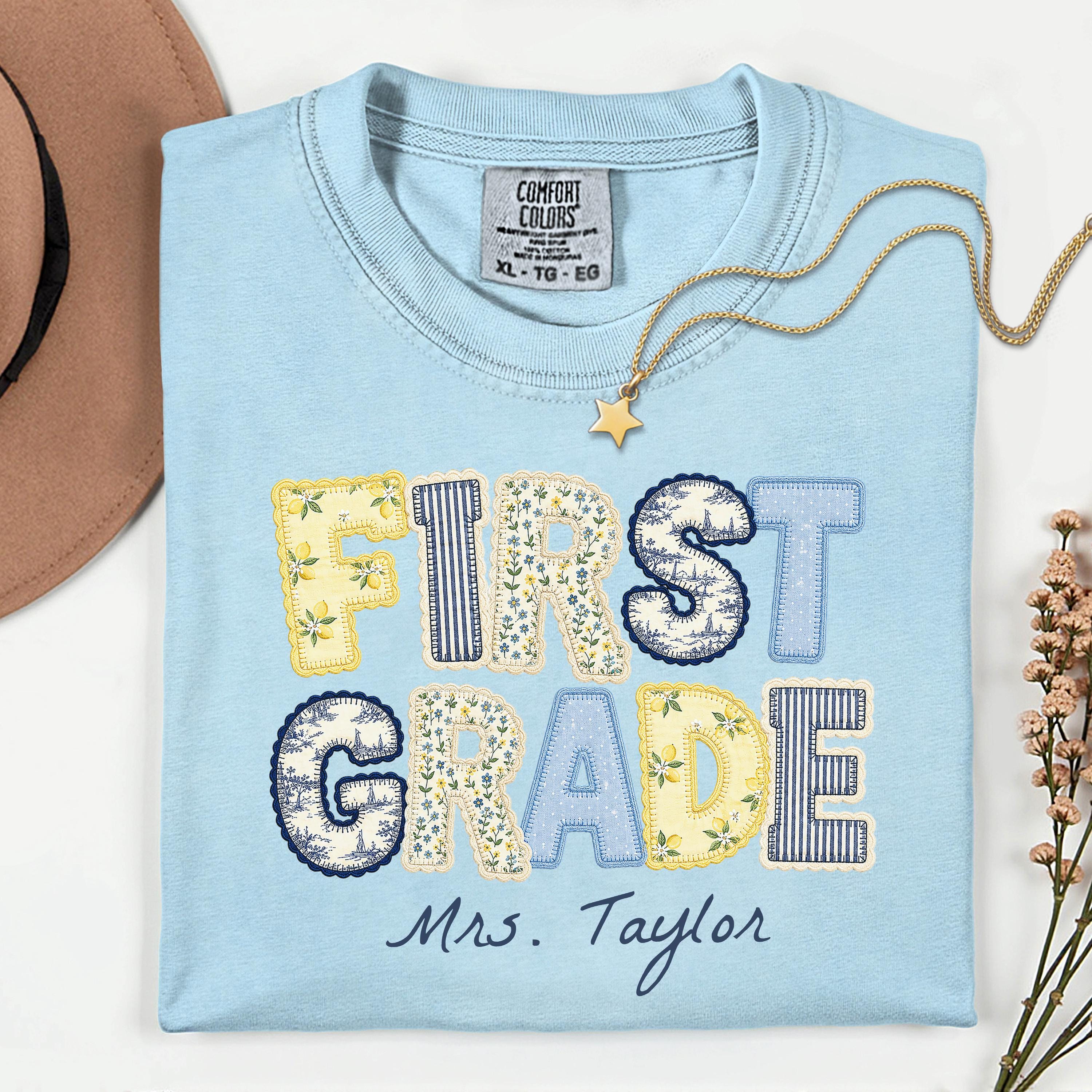 First Grade Teacher Shirt