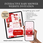 Soda Pop Baby Shower Website Invitation