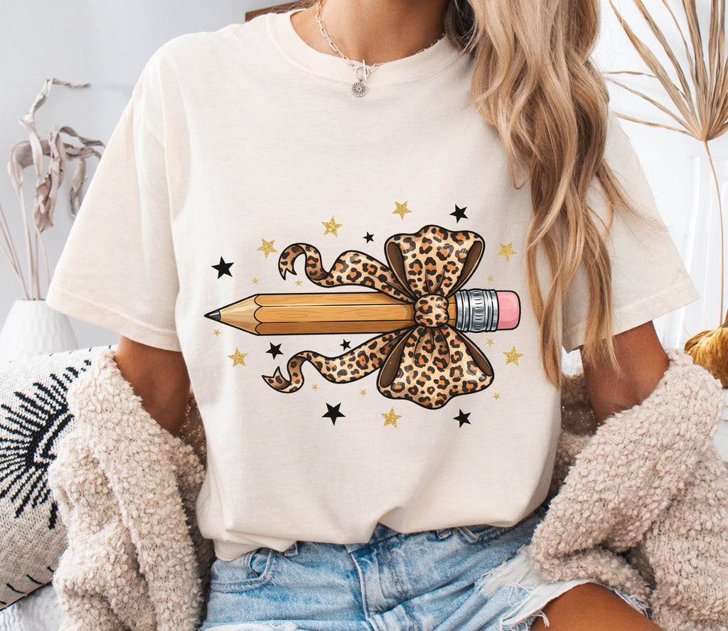 Leopard Teacher Tshirt