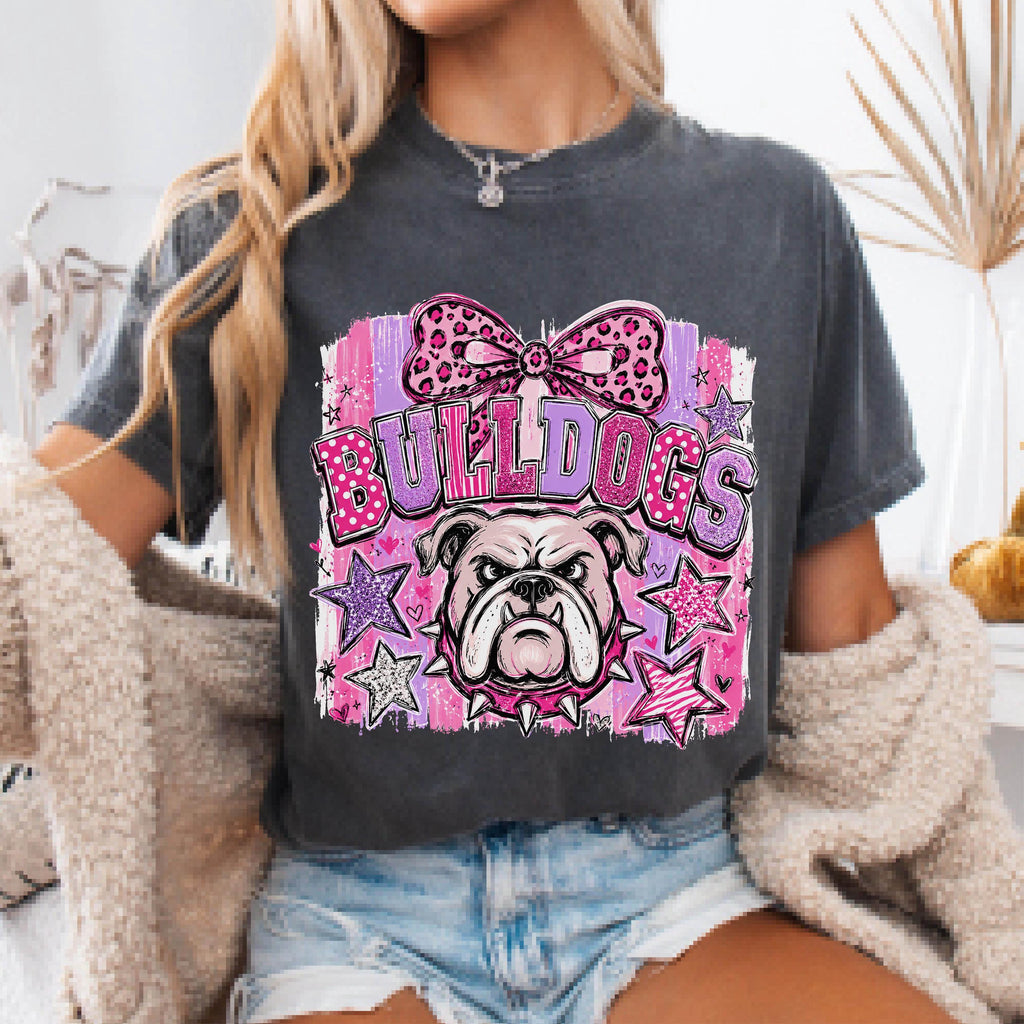 Coquette Bulldogs Mascot Comfort Colors® Shirt