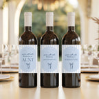 Pregnancy Announcement Wine Label Template