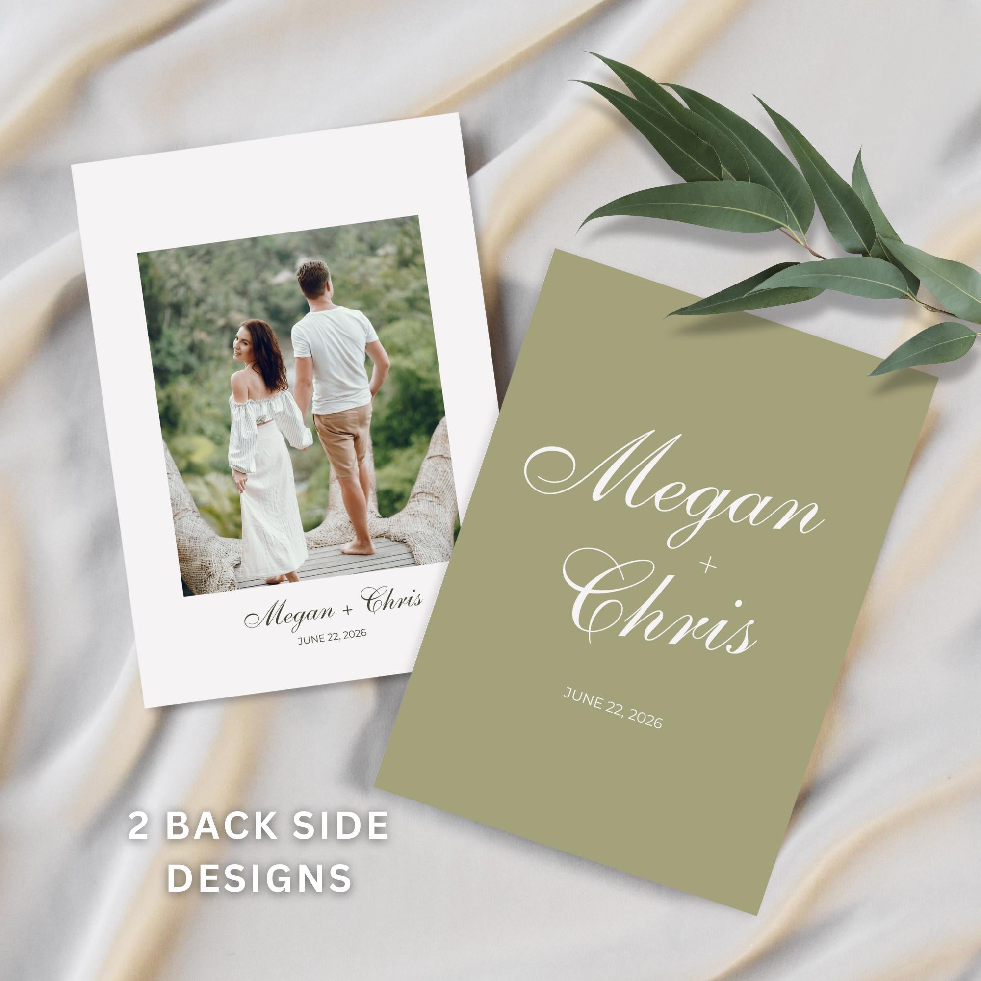 Tropical Wedding Invitation Set