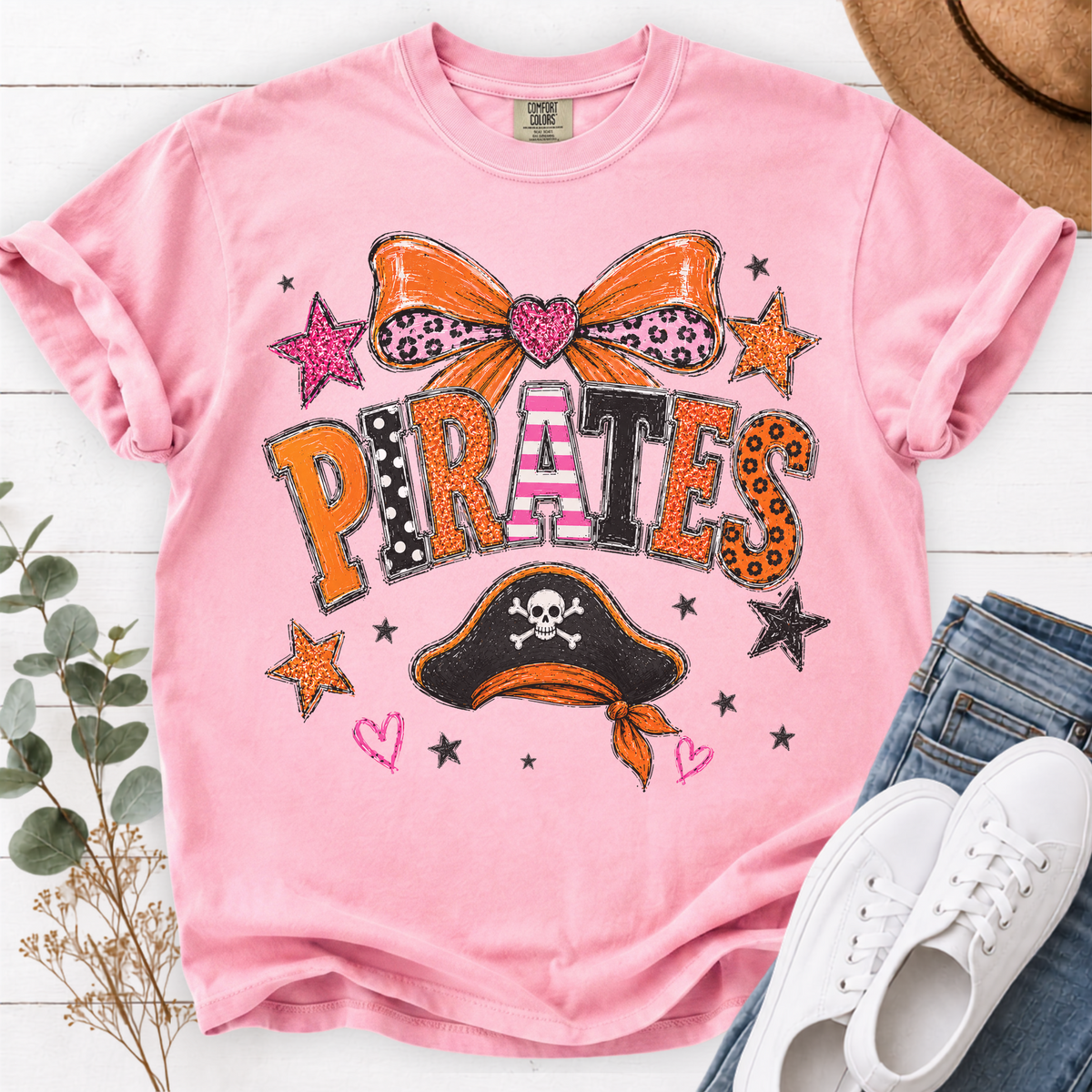 Preppy Pirates Mascot Shirt
