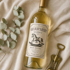 Pregnancy Announcement Wine Label Template