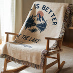Personalized Lake House Blanket