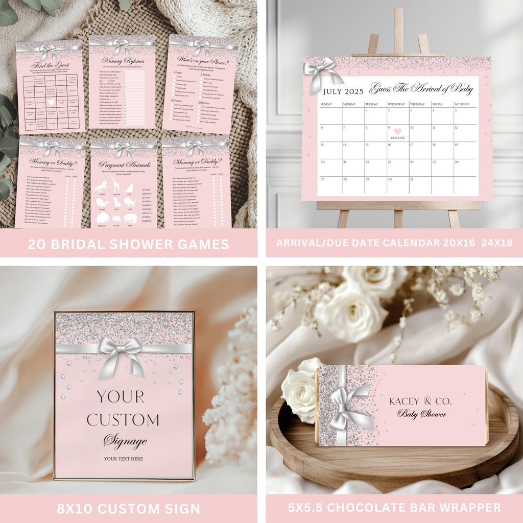 Blush Breakfast At Baby Shower Bundle