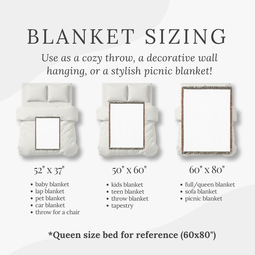 Personalized Name Woven Blanket for Her