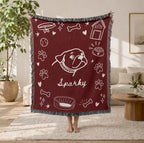 Custom Pet Portrait Blanket