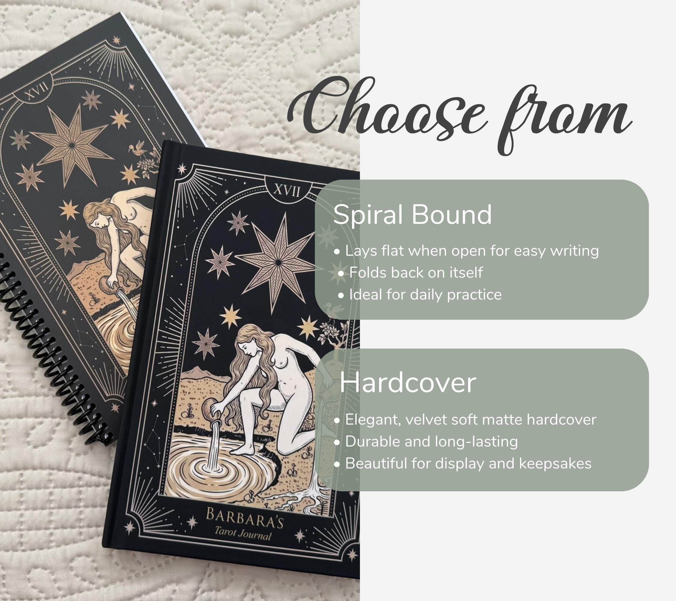 Personalized Daily Tarot Journal
