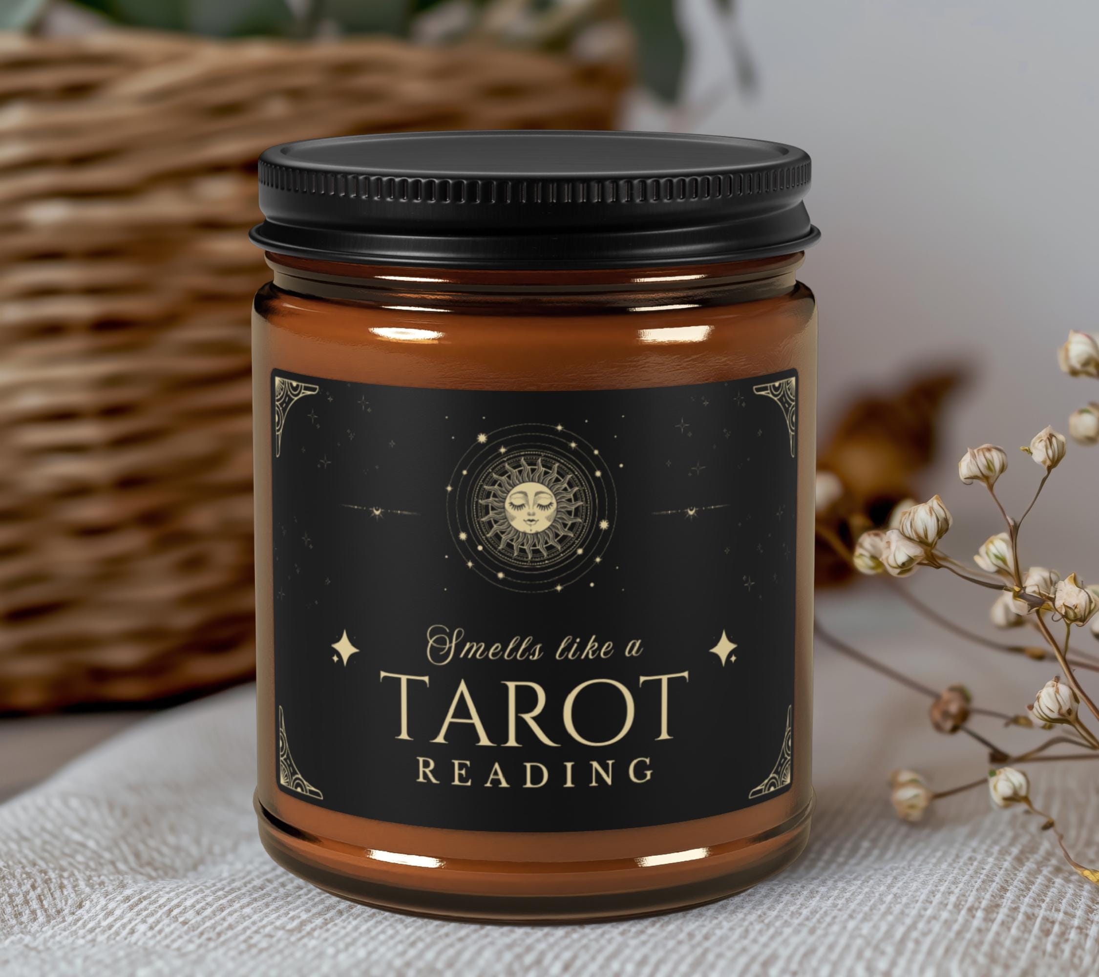 Smells Like a Tarot Reading Soy Candle - Tarot Lover Gift