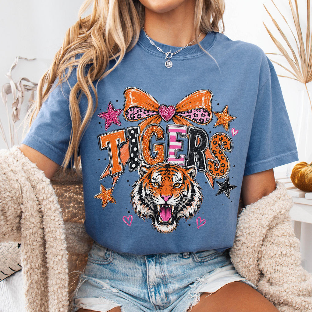 Preppy Coquette Tigers Shirt