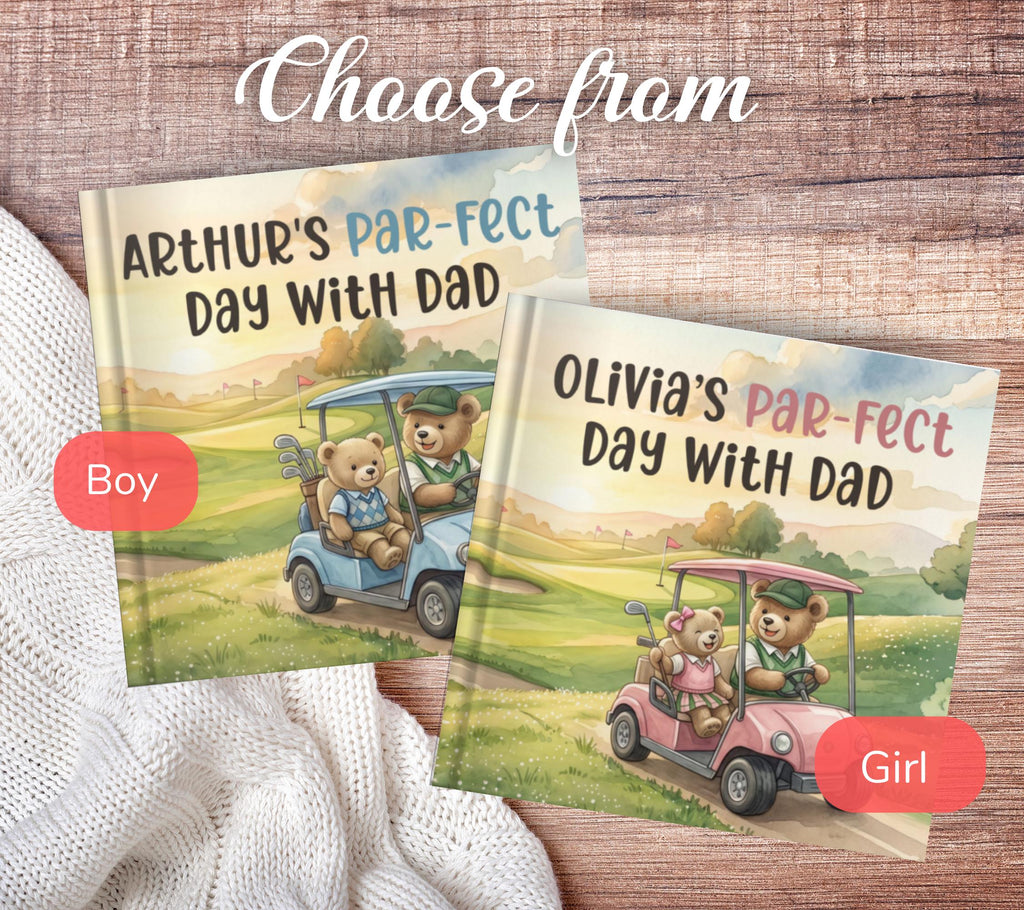 Personalized Golf Book With Childs Name