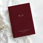 Personalized Monogram Journal, Custom Name Notebook, New Job or Graduation Gift, Professional Career Journal, Gift for Her