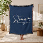 Stronger Than the Storm Woven Blanket