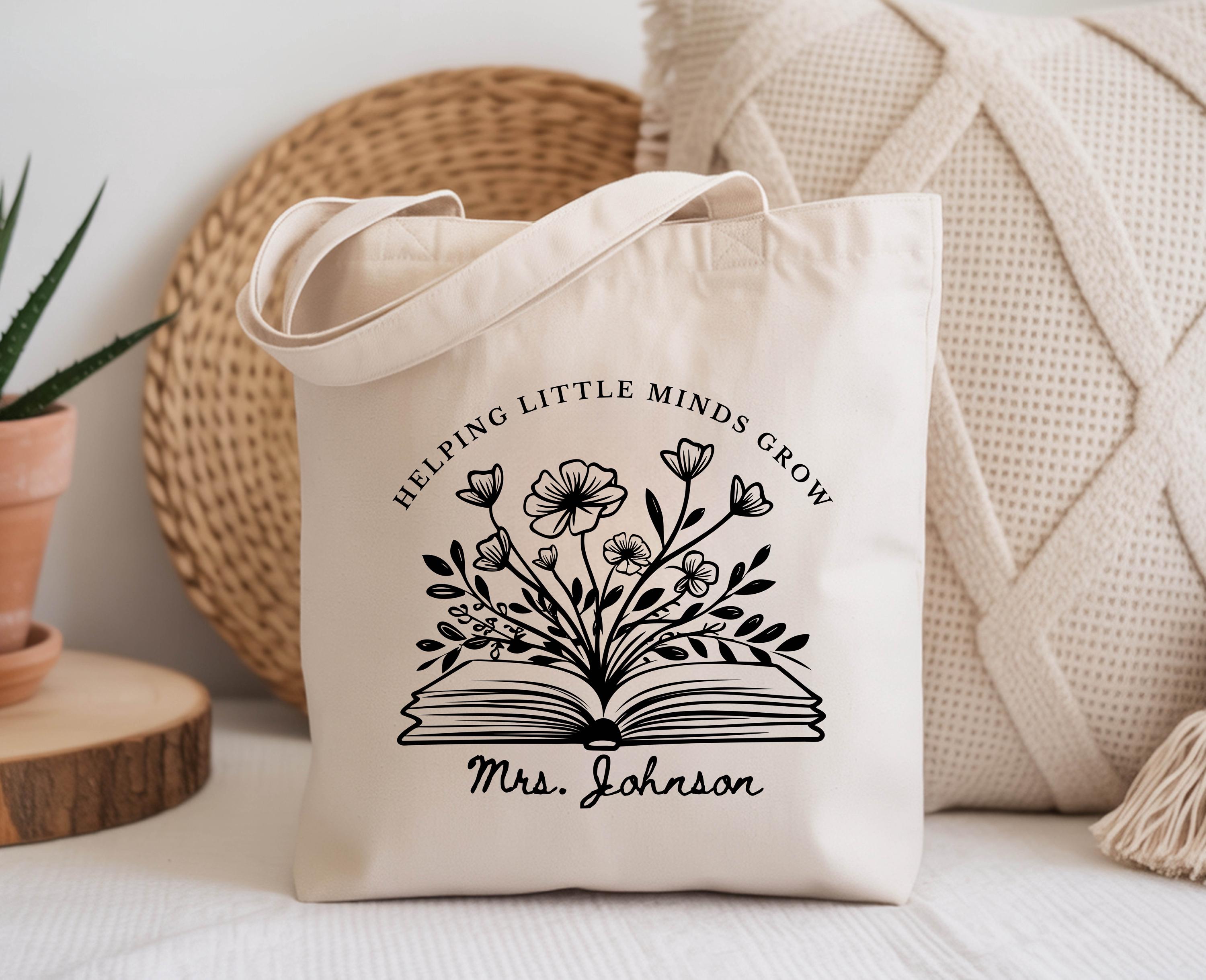 Personalized Teacher Tote Bag