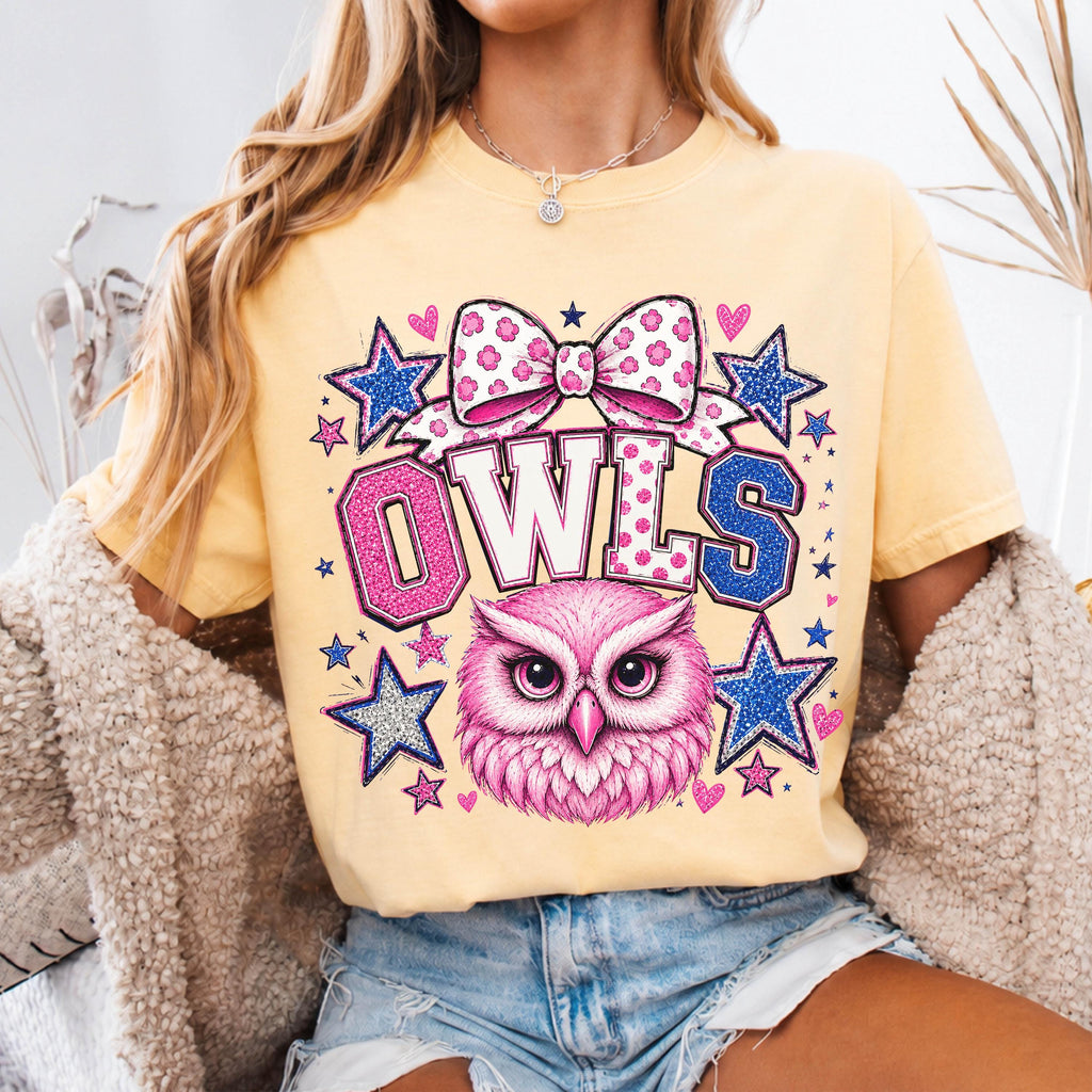Preppy Owls Mascot Shirt