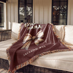 Personalized Baseball Mom Blanket