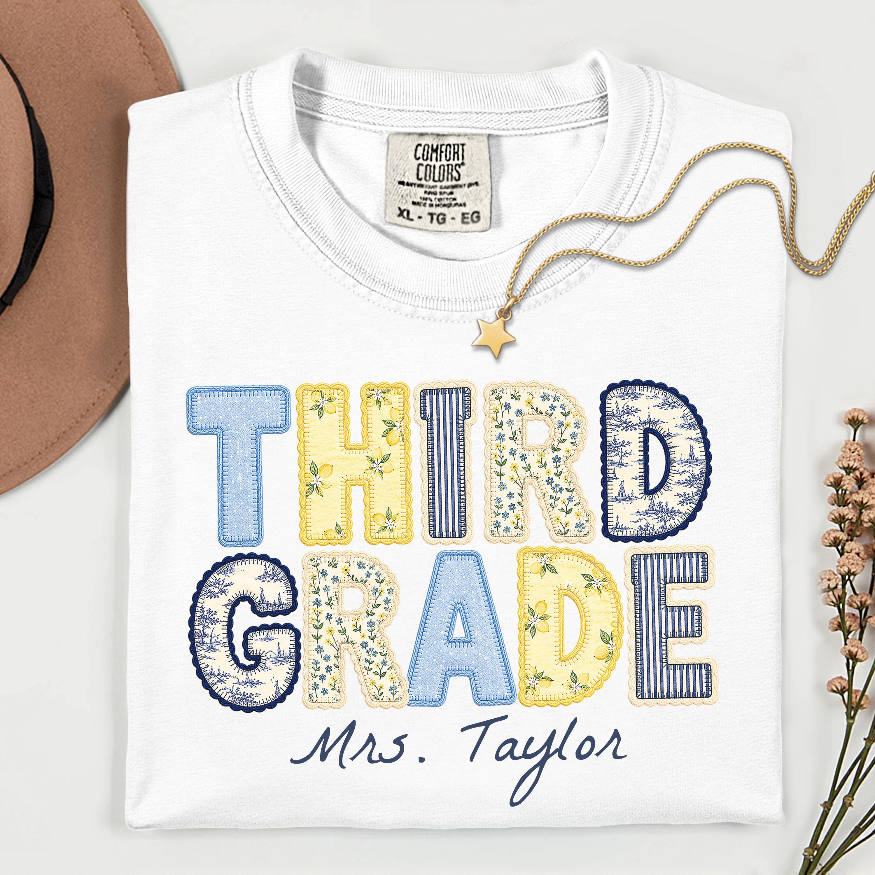 Third Grade Teacher Shirt