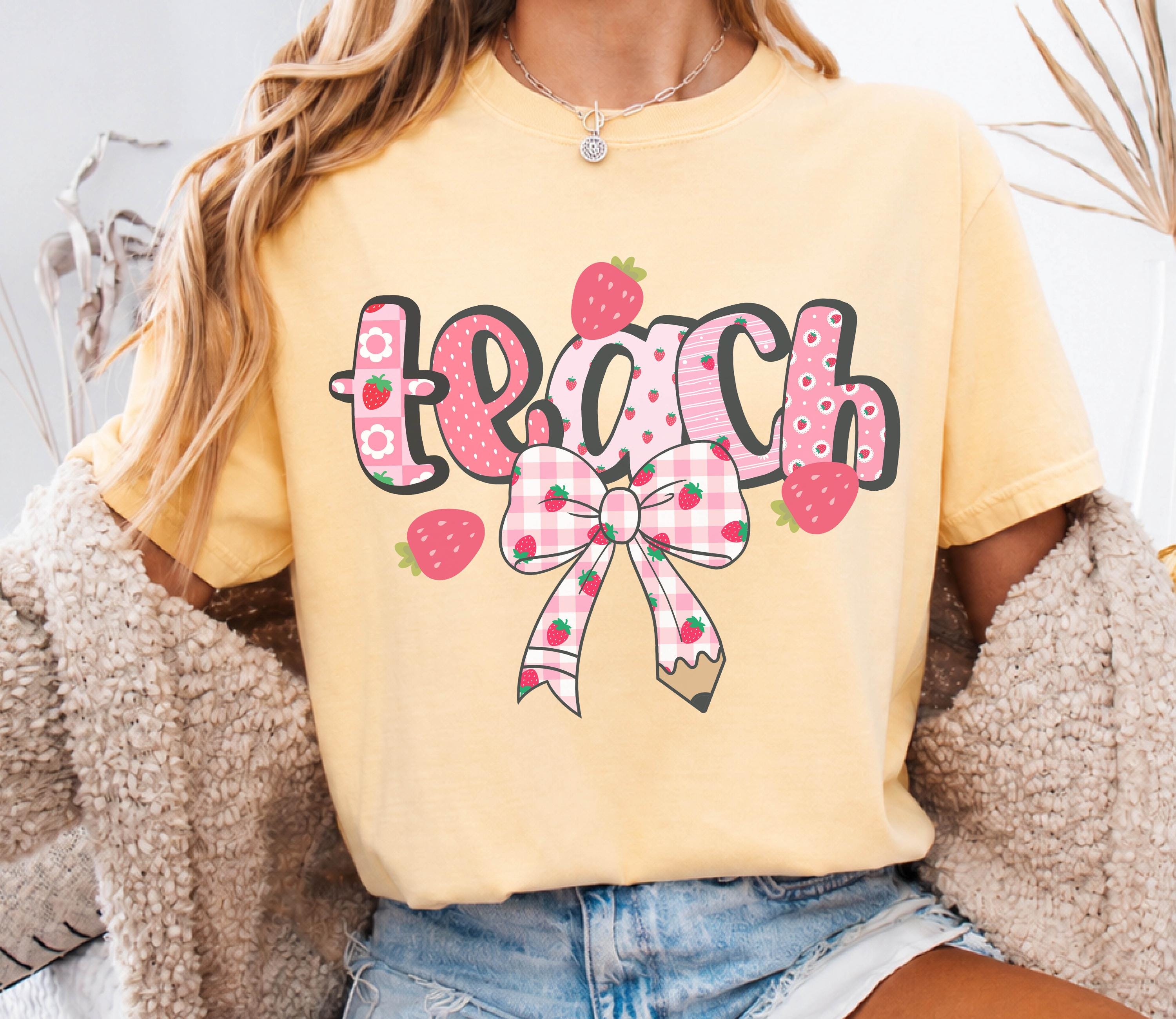 Strawberry Teacher Tshirt