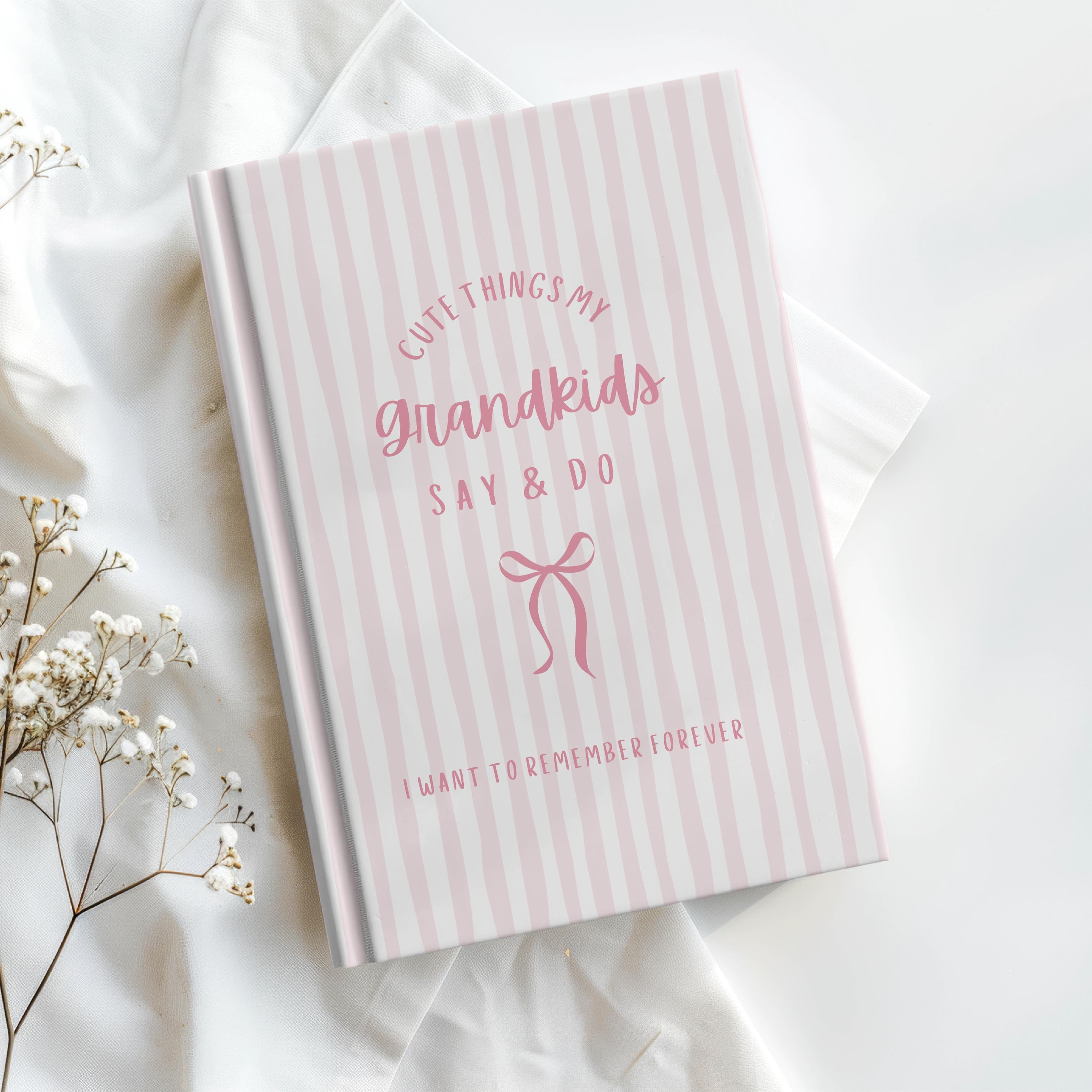 Memory Book for Grandparents | Cute Things My Grandkids Say & Do