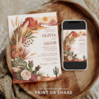 Southwestern Wedding Invitation Suite