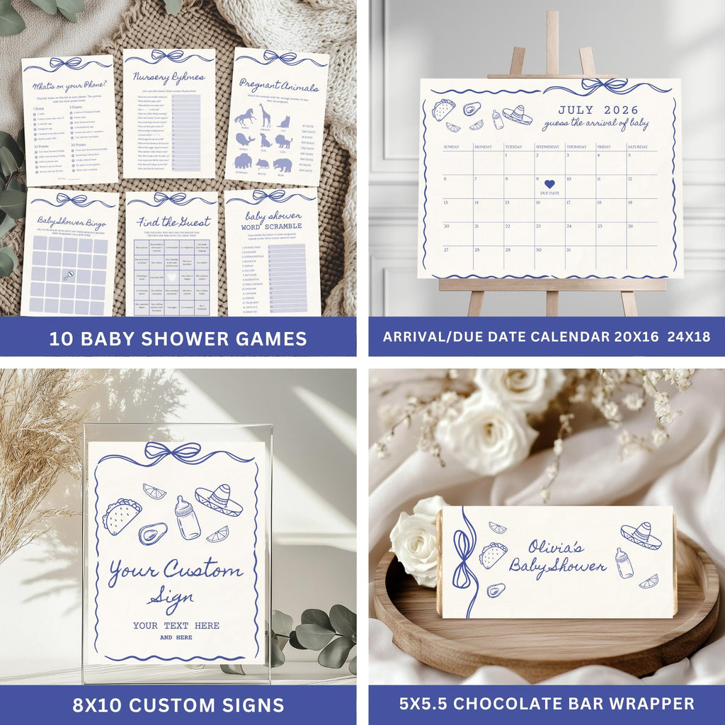 Taco Baby Shower Bundle