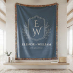 Elegant Monogram Blanket