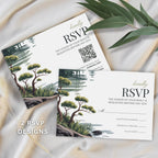 Mountain Wedding Invitation Template