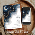 Celestial Wedding Invitation Suite
