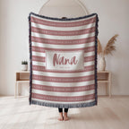 Personalized Grandma Blanket with Grandkids Names