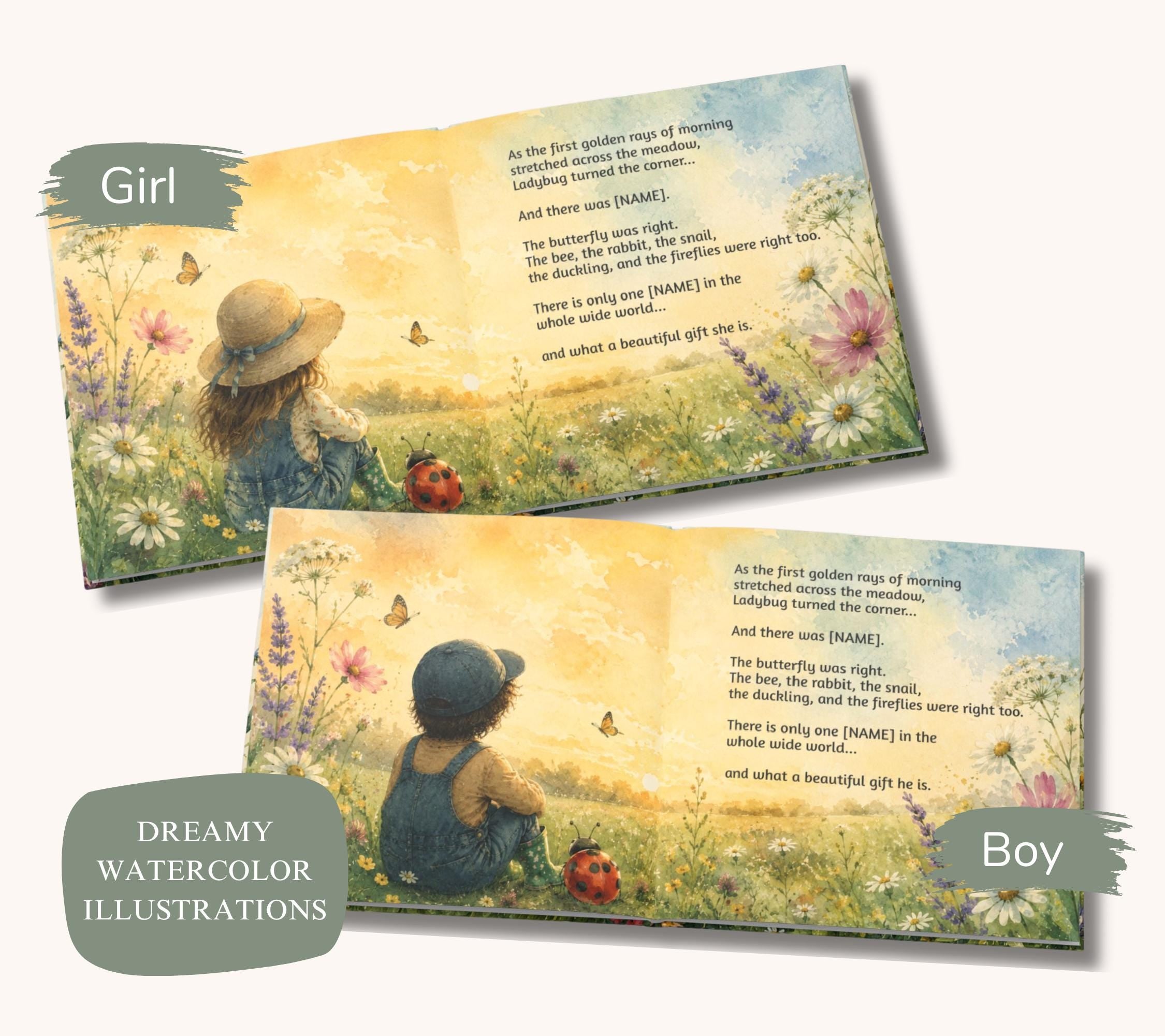 Personalized Ladybug Storybook