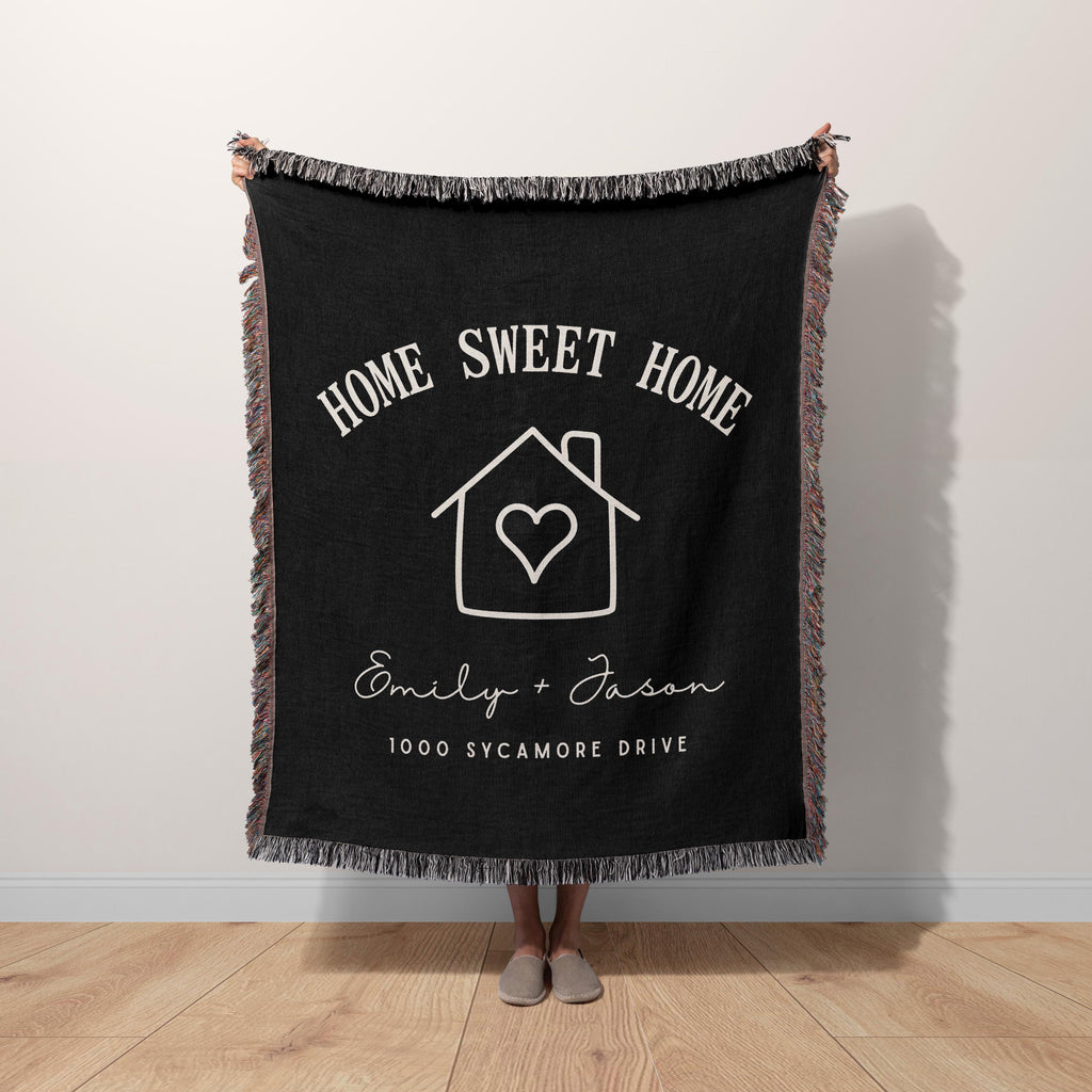 Personalized Home Sweet Home Blanket