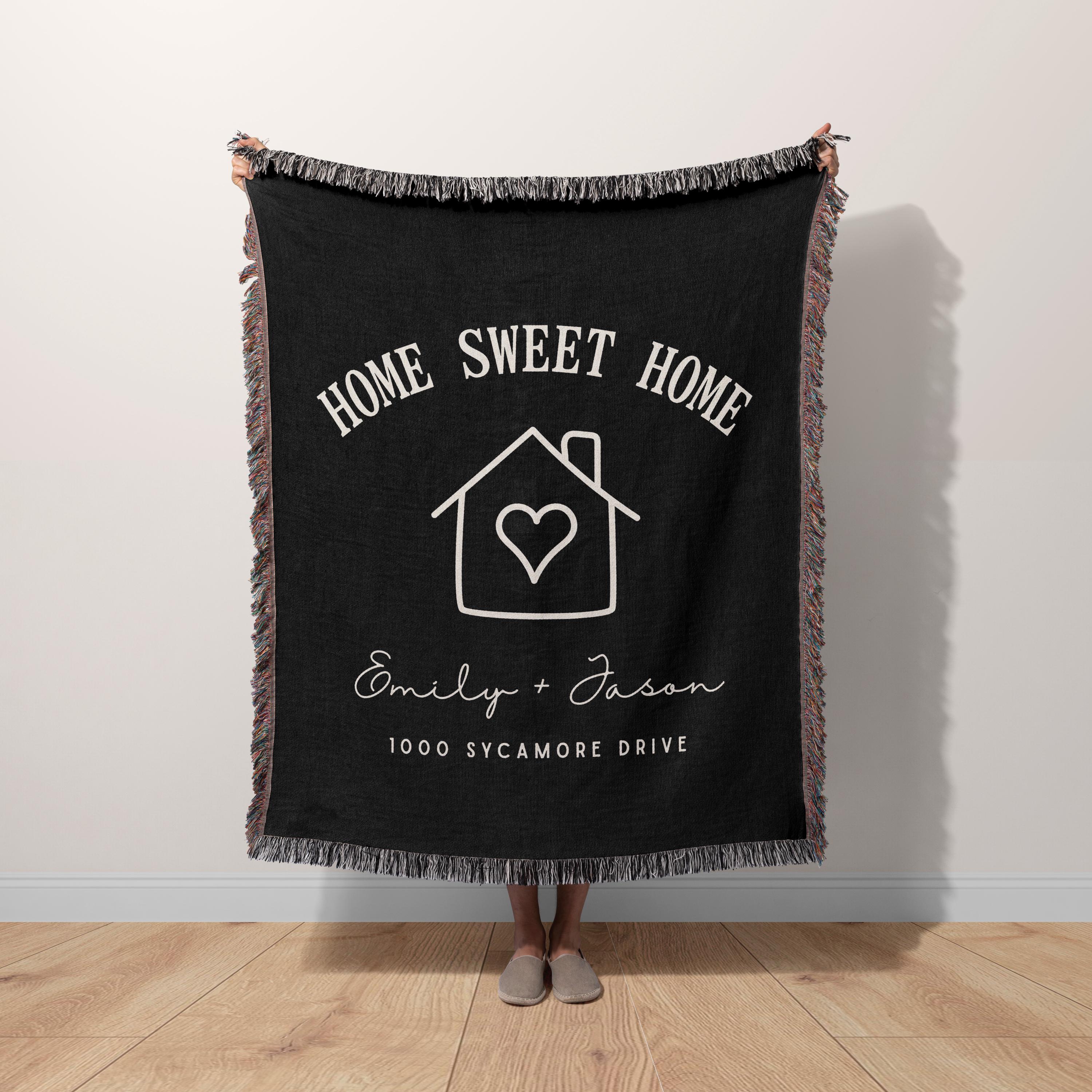 Personalized Home Sweet Home Blanket