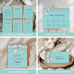 Aqua Blue Bridal Shower Bundle