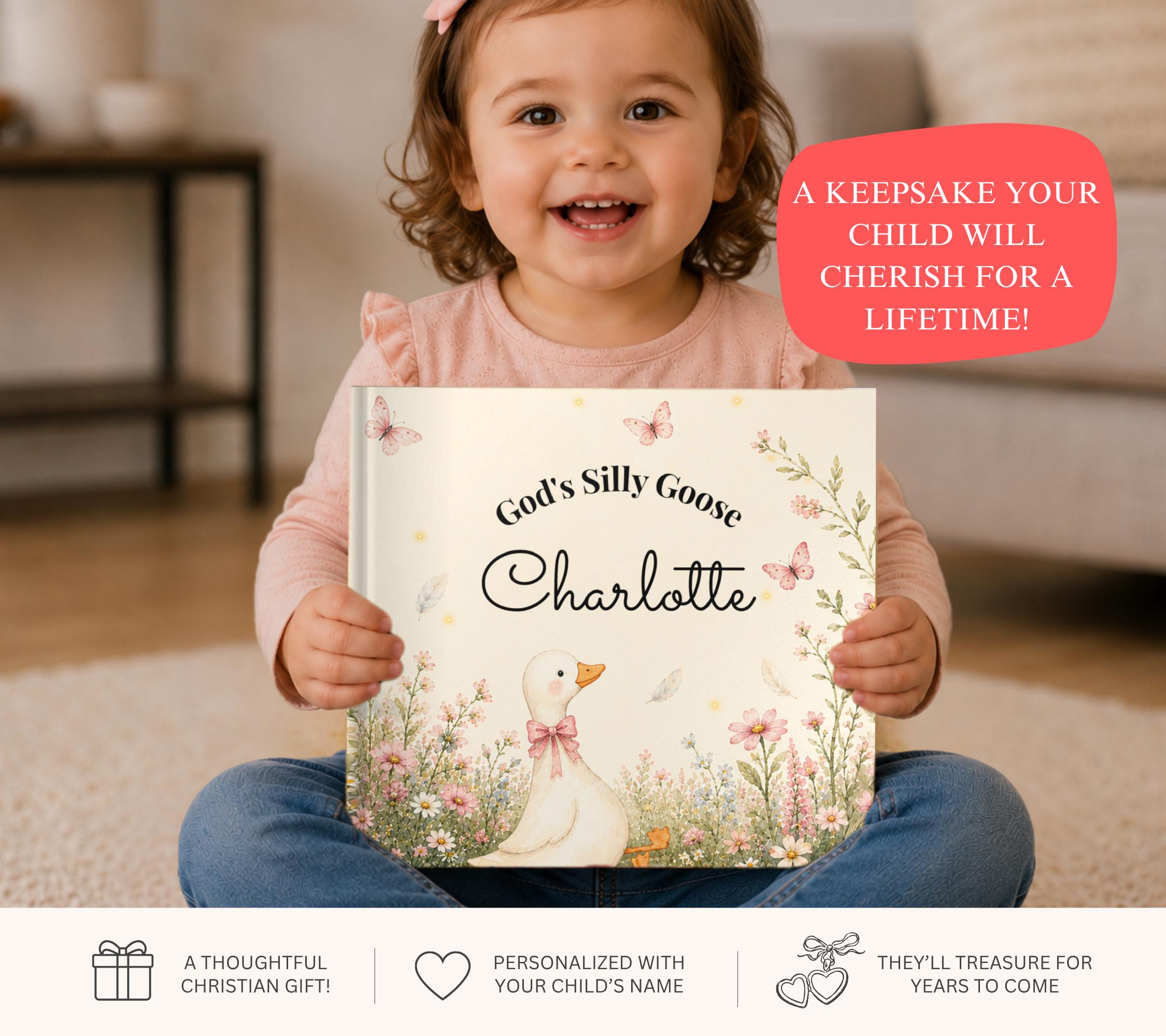 God's Silly Goose Girls Personalized Christian Storybook