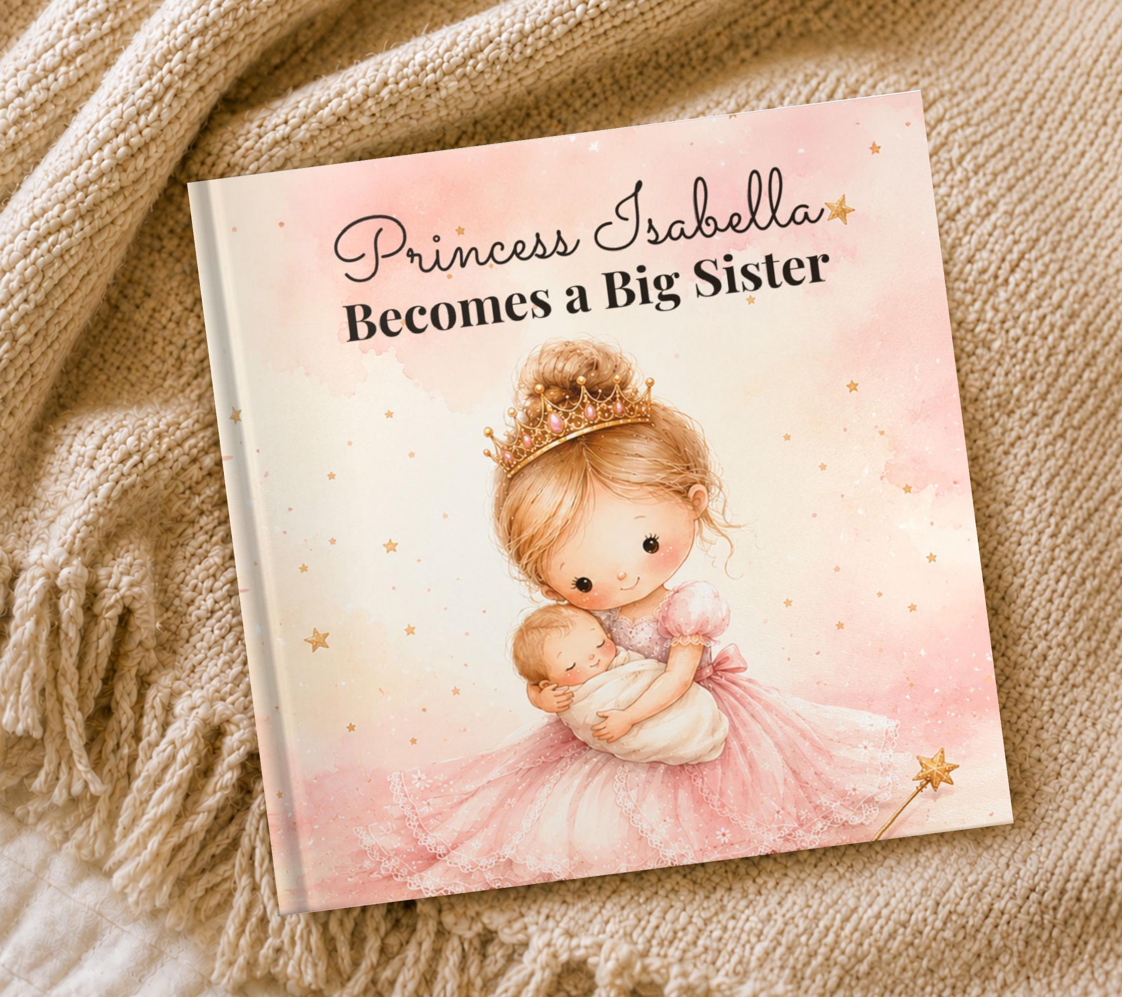 Personalized Princess Big Sister Book