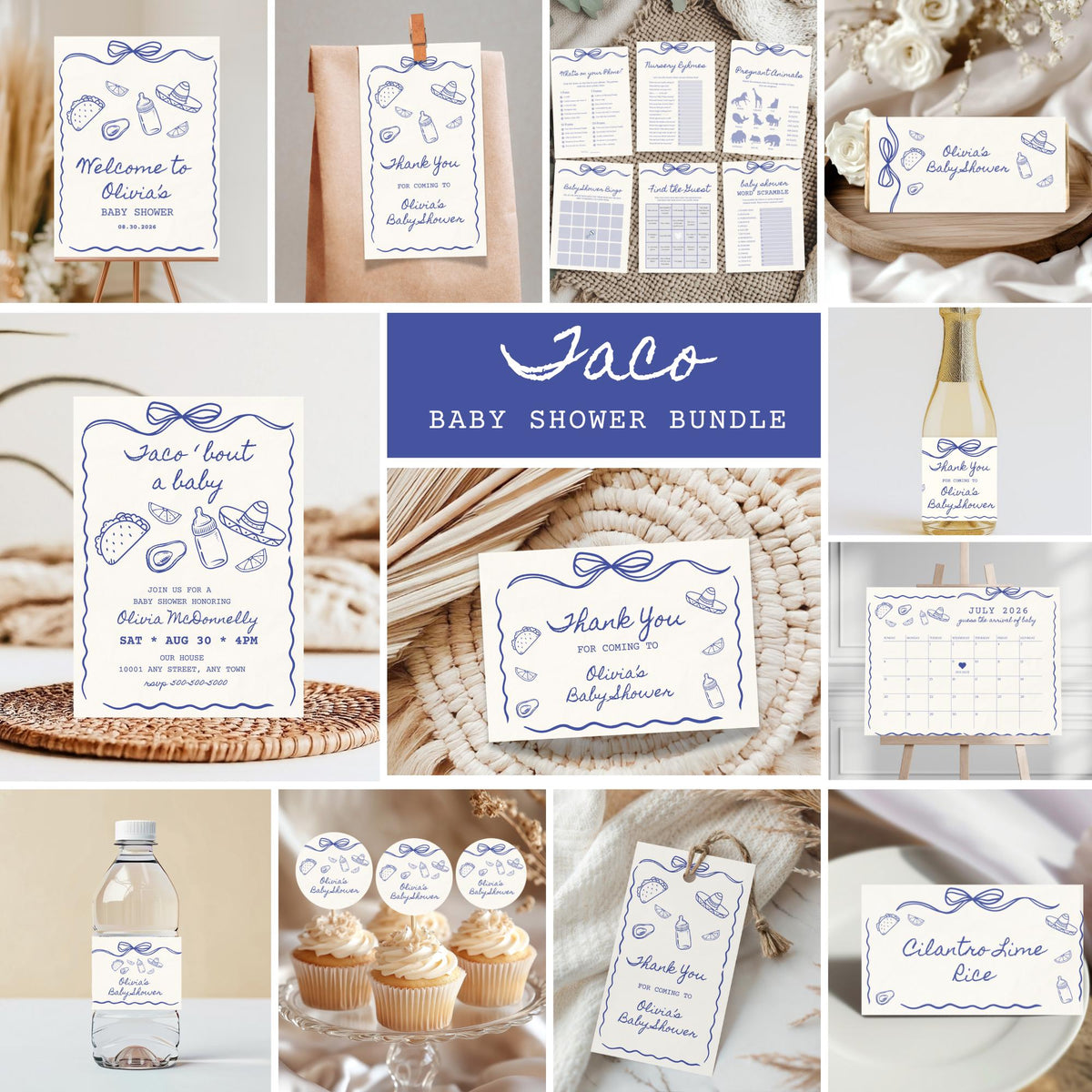 Taco Baby Shower Bundle